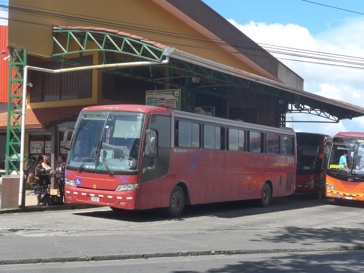 (211'266) - Carbachez, Palmares - Nr. 74/10'701 - Busscar am 14. November 2019 in La Fortuna, Busstation