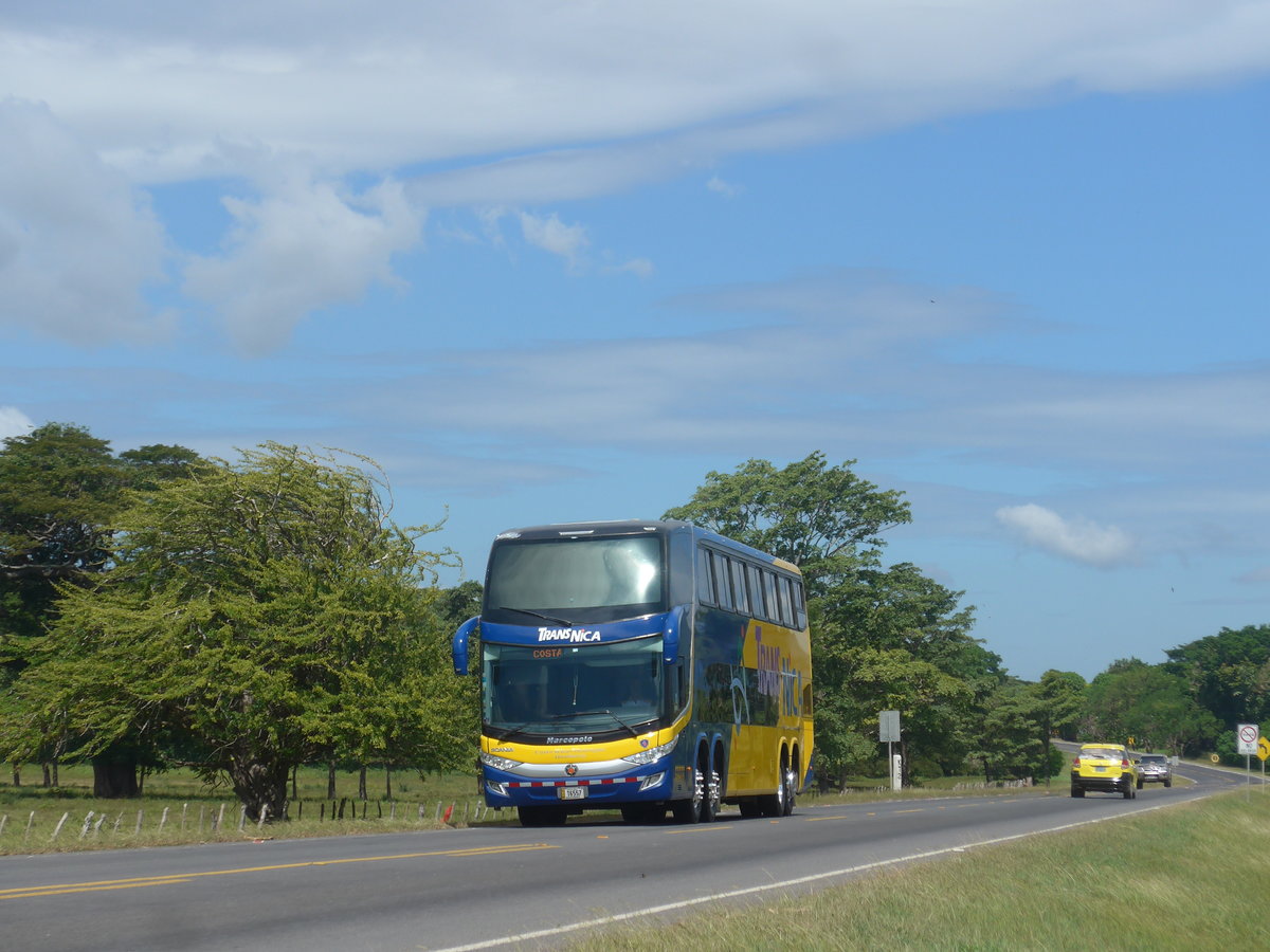 (212'018) - Aus Costa Rica: Trans Nica, San Jos - 16'557 - Marcopolo/Scania am 22. November 2019 bei Nandaime