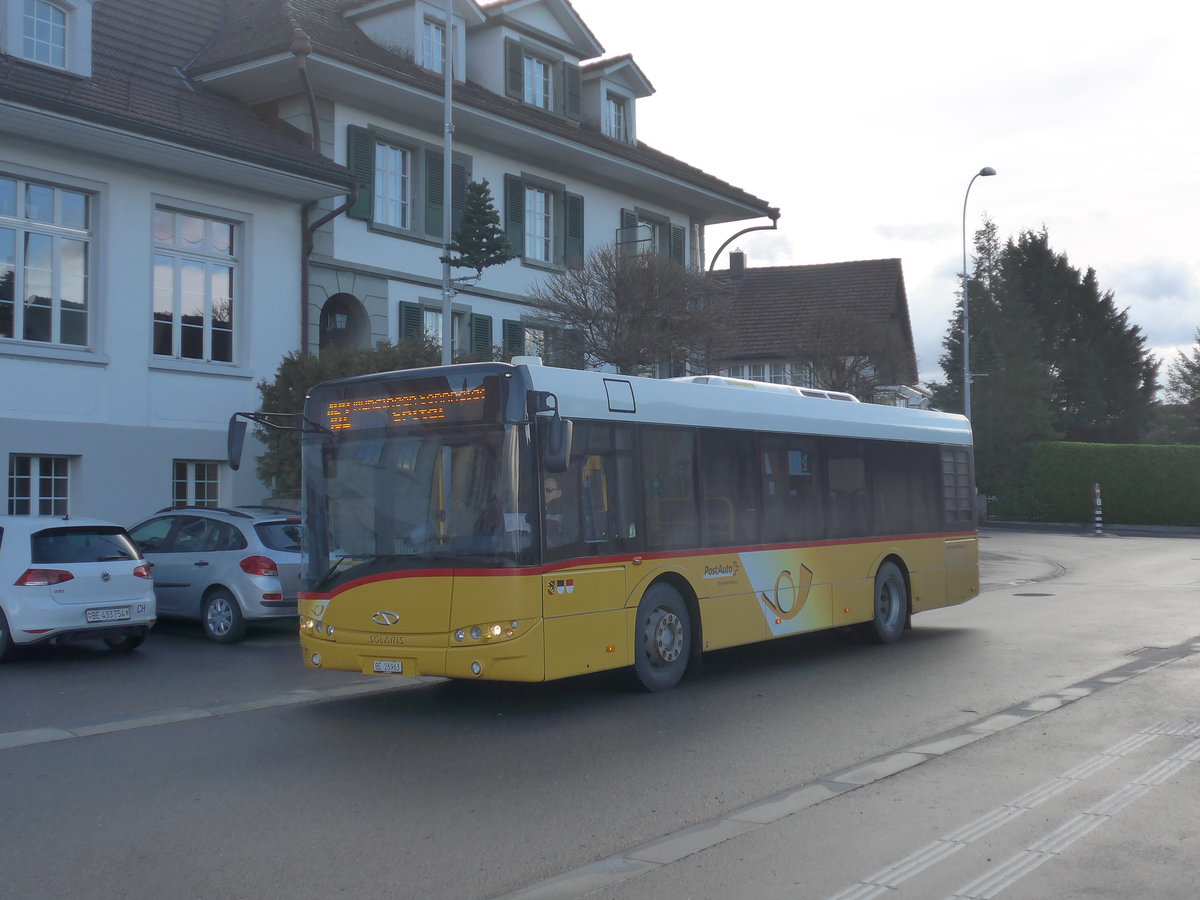 (212'912) - Lengacher, Wichtrach - Nr. 4/BE 26'963 - Solaris am 14. Dezember 2019 beim Bahnhof Mnsingen