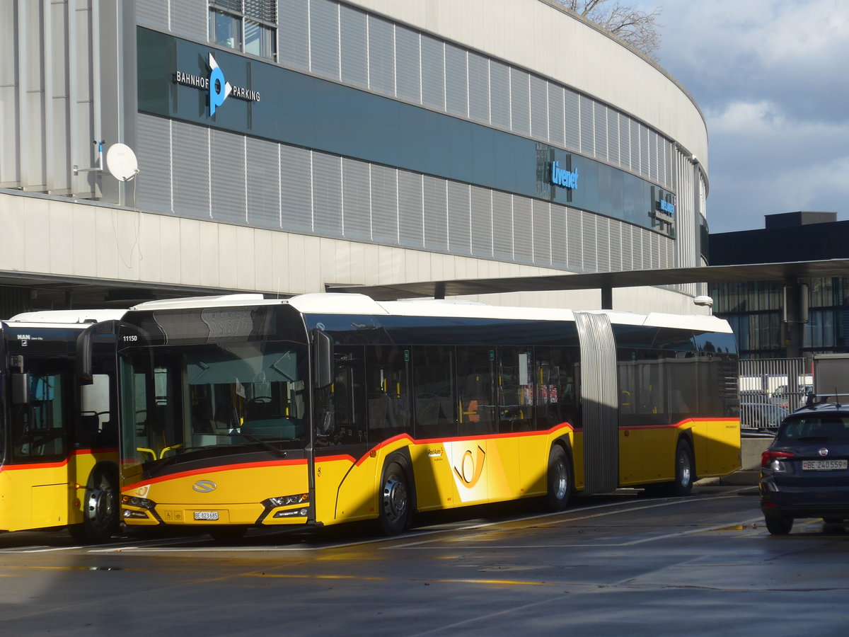 (212'951) - PostAuto Bern - Nr. 685/BE 823'685 - Solaris am 14. Dezember 2019 in Bern, Postautostation