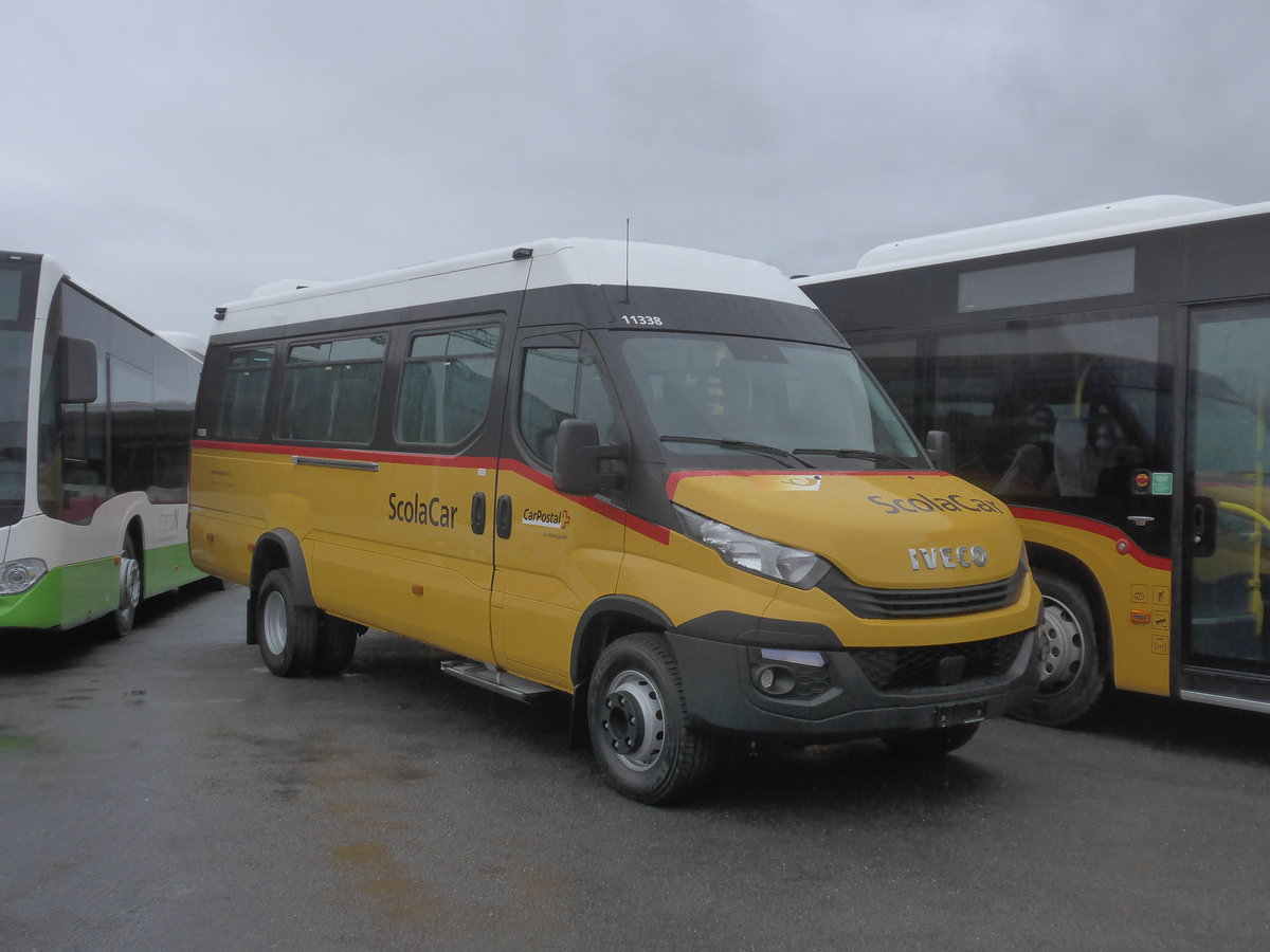 (213'026) - ARCC Aubonne - PID 11'338 - Iveco am 22. Dezember 2019 in Kerzers, Interbus