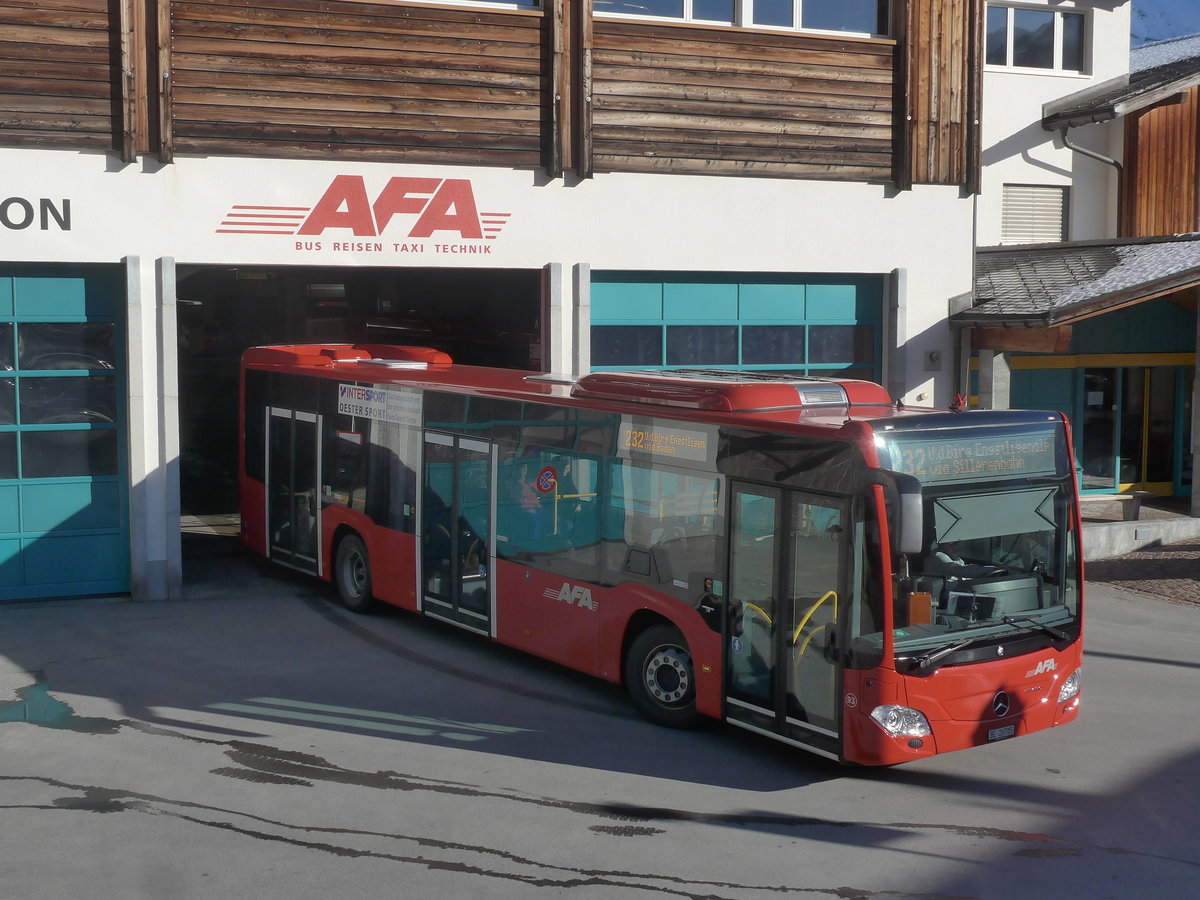 (213'128) - AFA Adelboden - Nr. 93/BE 26'705 - Mercedes am 25. Dezember 2019 in Adelboden, Busstation