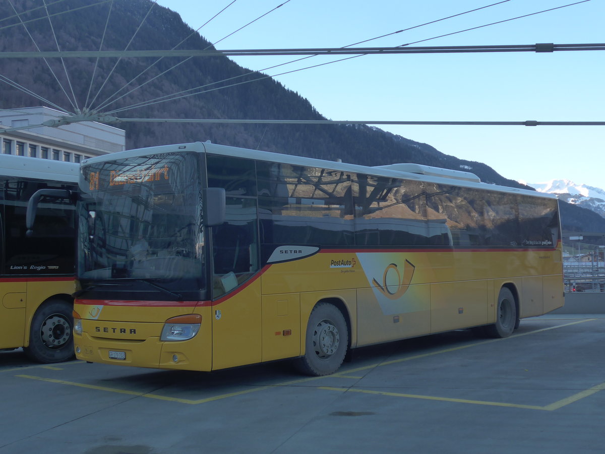 (213'234) - PostAuto Graubnden - GR 179'702 - Setra am 1. Januar 2020 in Chur, Postautostation