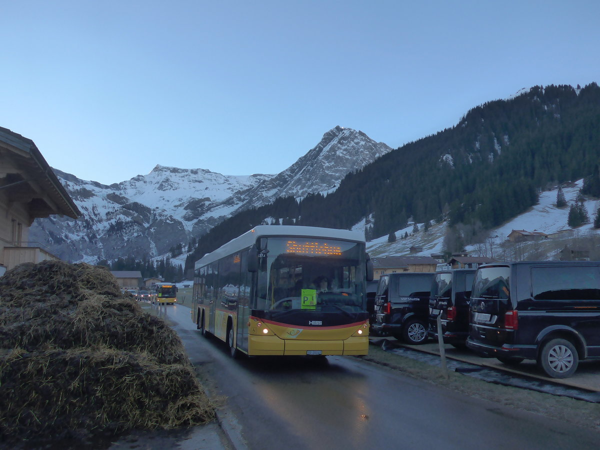 (213'474) - Steiner, Messen - SO 20'143 - Scania/Hess (ex SO 136'226 ) am 11. Januar 2020 in Adelboden, Weltcup