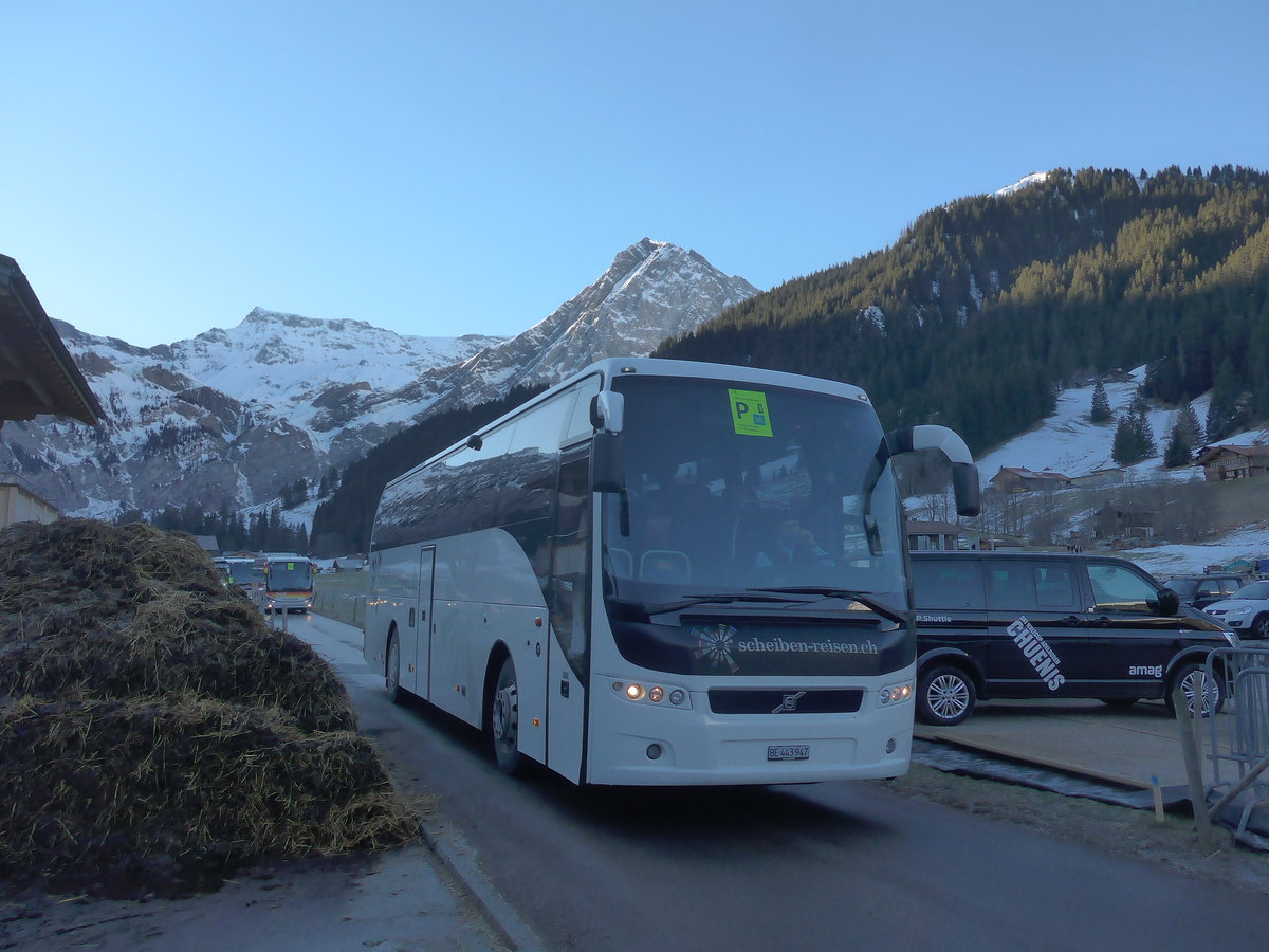 (213'536) - Scheiben, Emmenmatt - BE 443'947 - Volvo am 11. Januar 2020 in Adelboden, Weltcup