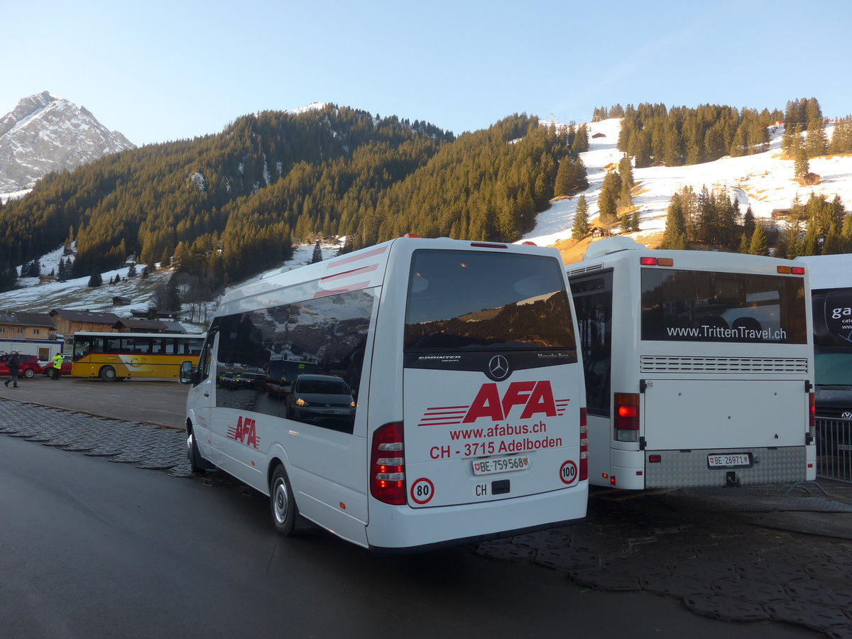 (213'567) - AFA Adelboden - Nr. 49/BE 759'568 - Mercedes (ex Bergmann, Adelboden) am 11. Januar 2020 in Adelboden, Weltcup