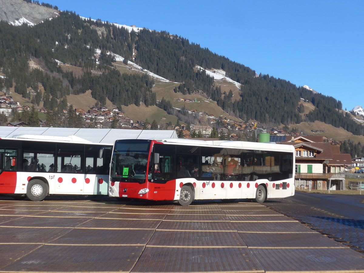 (213'582) - TPF Fribourg (Wieland 77) - Nr. 613/FR 300'242 - Mercedes am 11. Januar 2020 in Adelboden, Weltcup