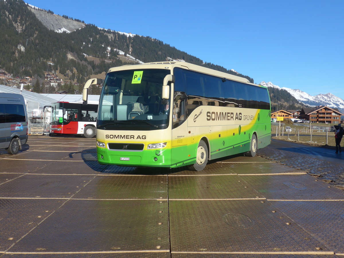 (213'594) - Sommer, Grnen - BE 470'018 - Volvo am 11. Januar 2020 in Adelboden, Weltcup