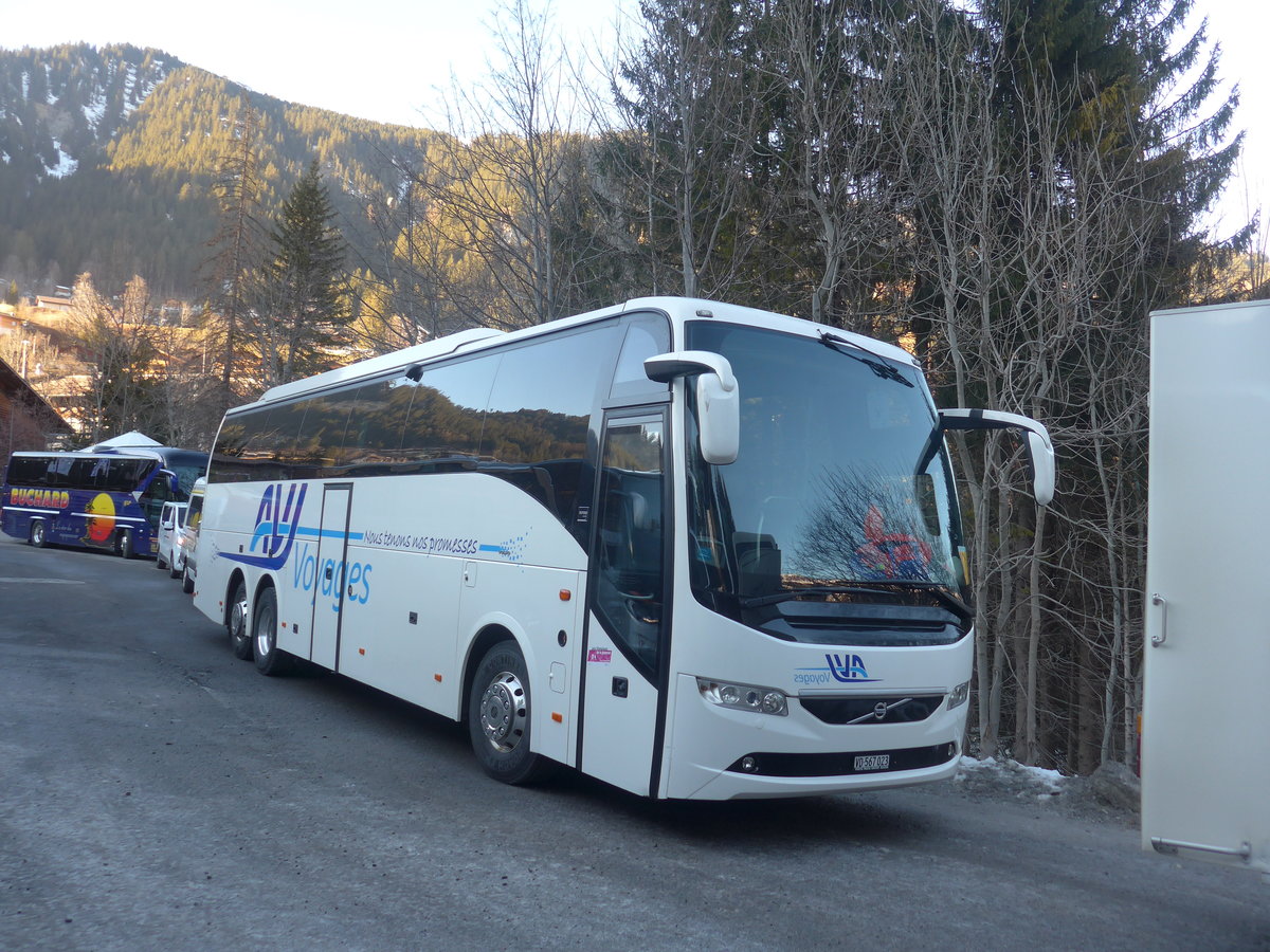 (213'686) - AVJ Les Bioux - VD 567'023 - Volvo am 11. Januar 2020 in Adelboden, ASB