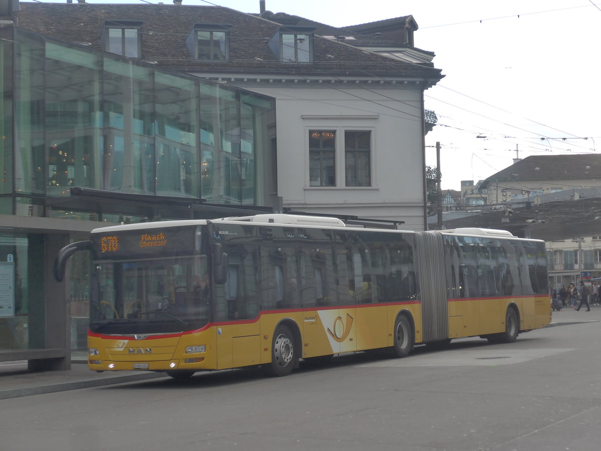 (214'450) - Moser, Flaach - Nr. 325/ZH 696'863 - MAN am 18. Februar 2020 beim Hauptbahnhof Winterthur