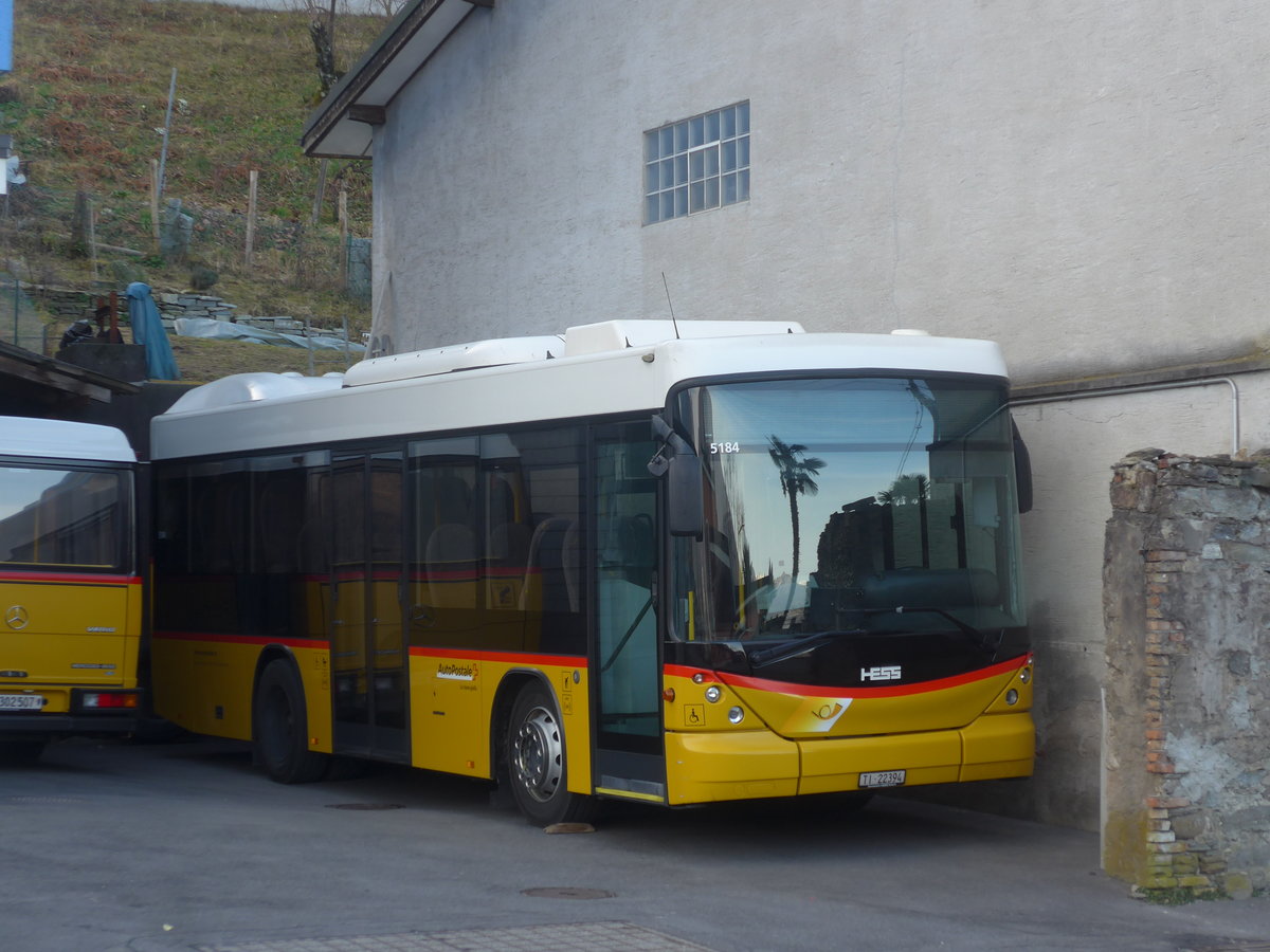 (214'707) - TP Gambarogno, Vira - TI 22'394 - Scania/Hess am 21. Februar 2020 in Vira, Garage