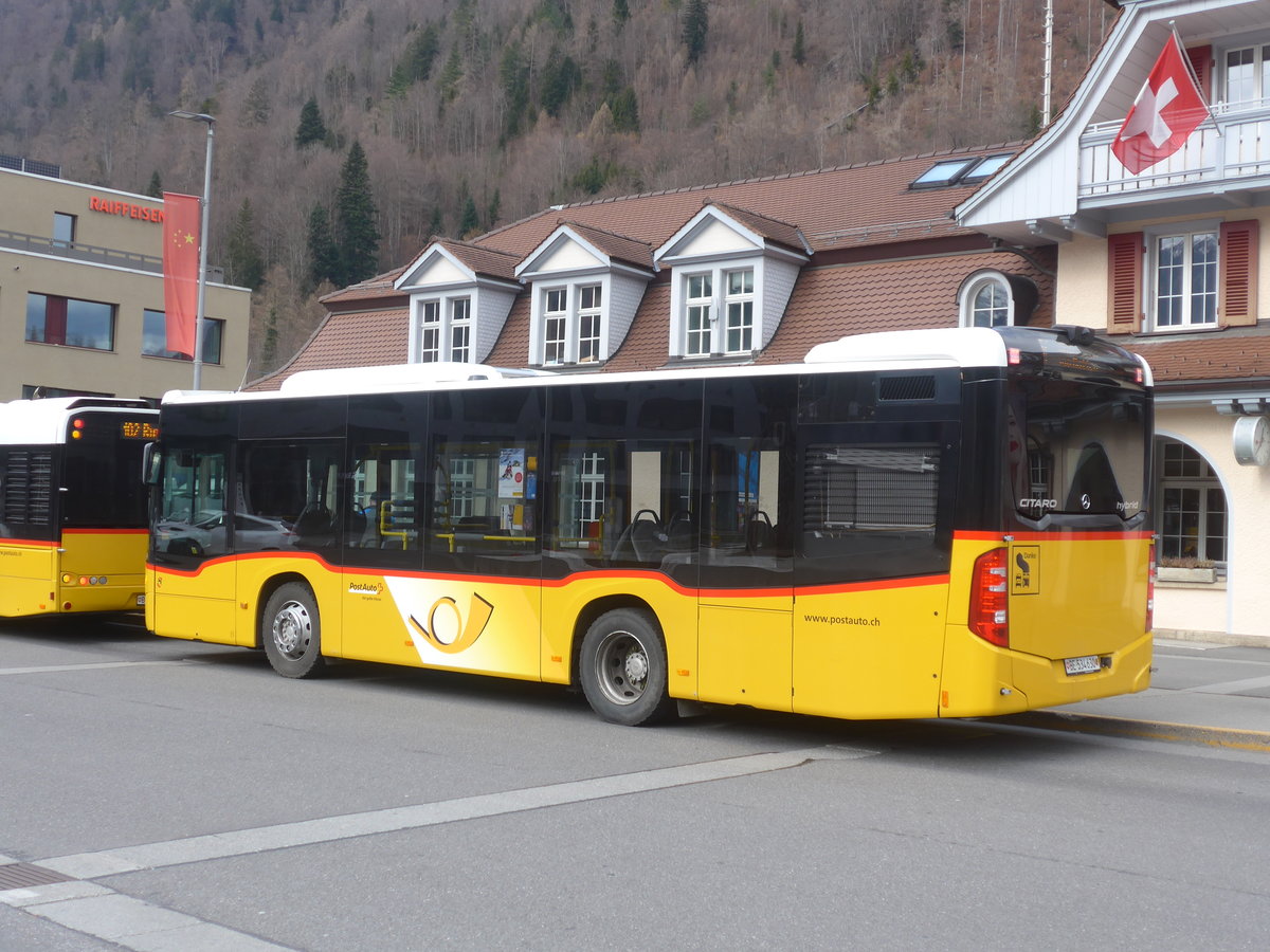 (214'847) - PostAuto Bern - BE 534'630 - Mercedes am 23. Februar 2020 beim Bahnhof Interlaken Ost