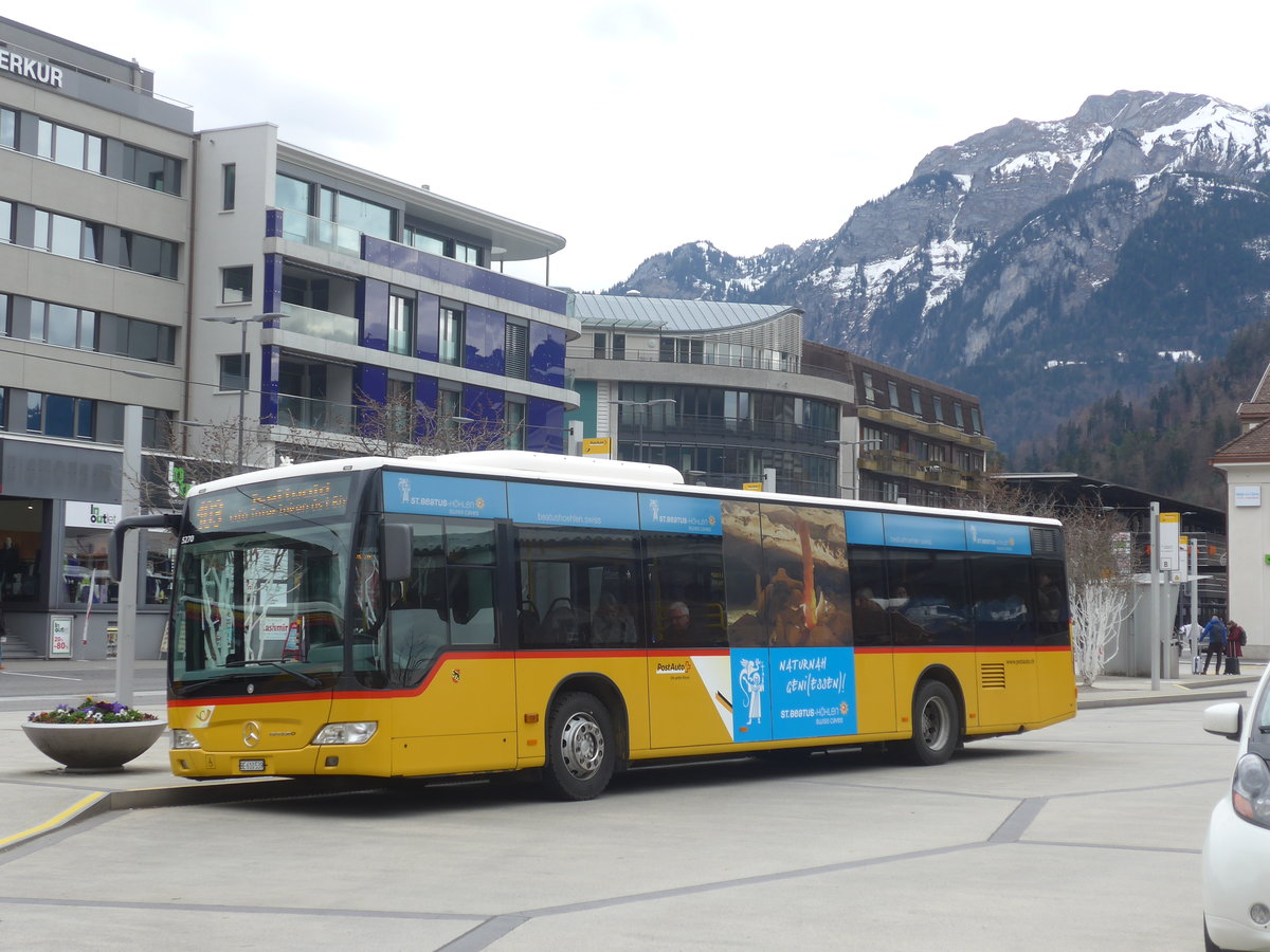 (214'863) - PostAuto Bern - BE 610'539 - Mercedes (ex BE 700'281; ex Schmocker, Stechelberg Nr. 2) am 23. Februar 2020 beim Bahnhof Interlaken West