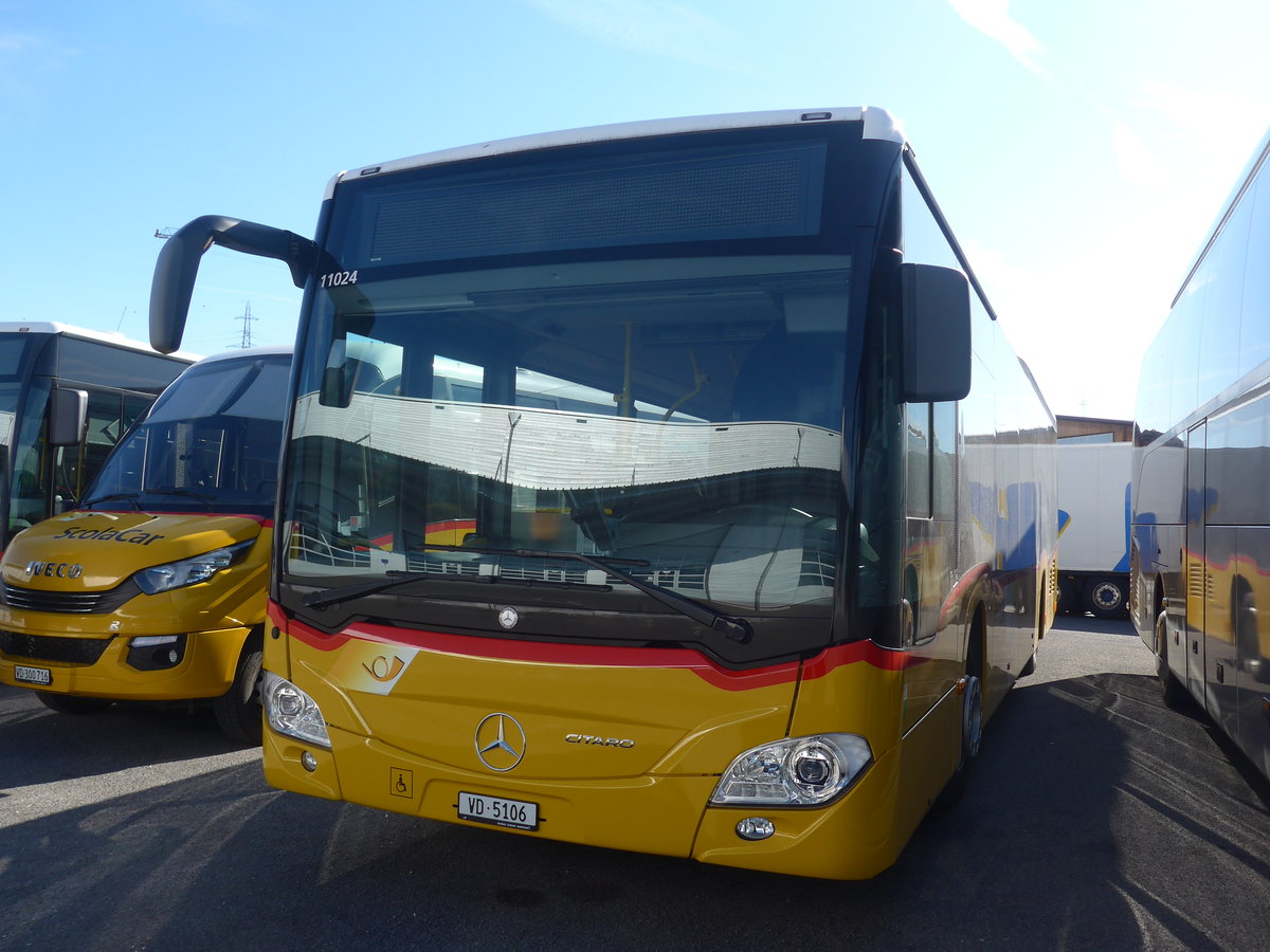 (215'241) - Faucherre, Moudon - VD 5106 - Mercedes am 15. Mrz 2020 in Kerzers, Interbus
