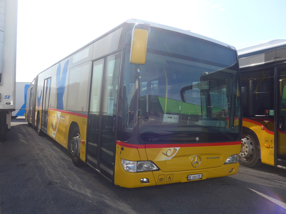 (215'255) - AVA Biel - Nr. 10/BE 666'083 - Mercedes am 15. Mrz 2020 in Kerzers, Interbus