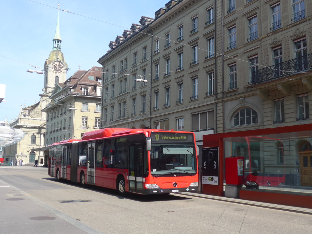 (215'590) - Bernmobil, Bern - Nr. 852/BE 671'852 - Mercedes am 27. Mrz 2020 beim Bahnhof Bern