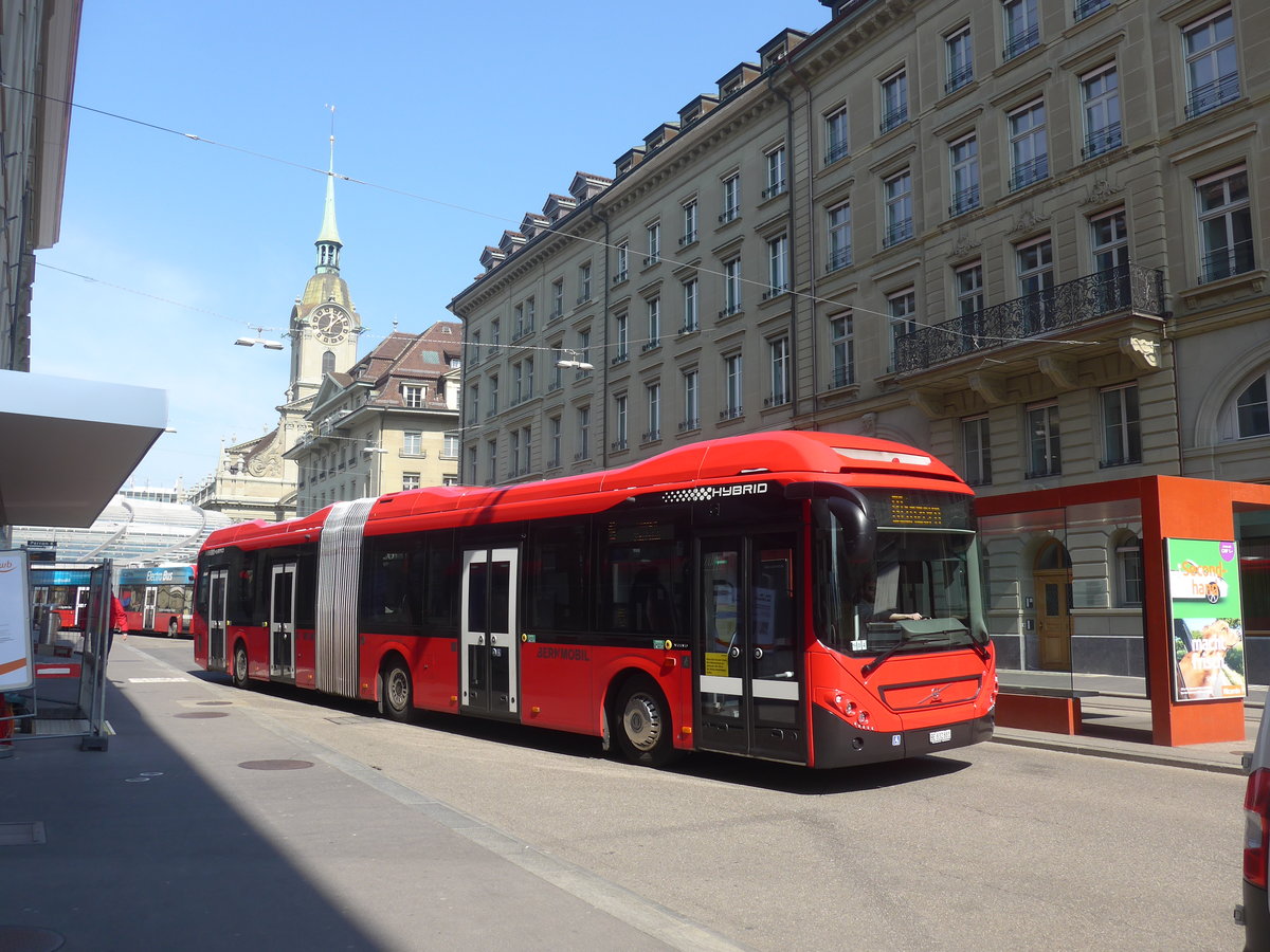 (215'599) - Bernmobil, Bern - Nr. 881/BE 832'881 - Volvo am 27. Mrz 2020 beim Bahnhof Bern
