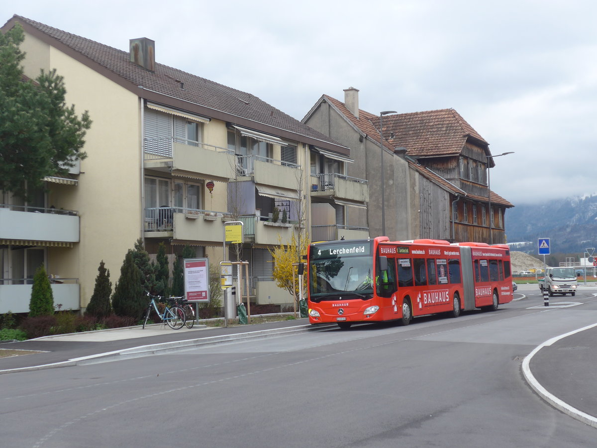 (215'676) - STI Thun - Nr. 707/BE 835'707 - Mercedes am 30. Mrz 2020 in Thun-Lerchenfeld, Waldeck