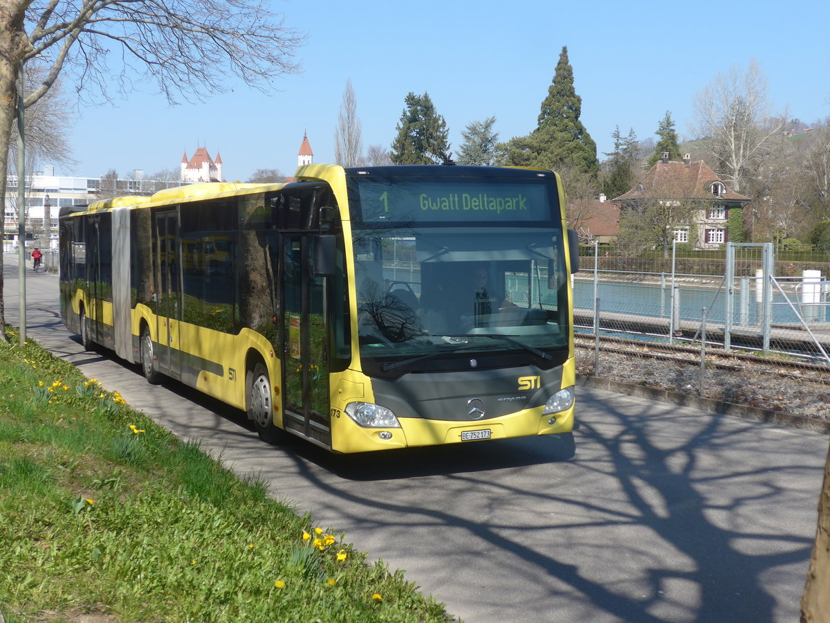 (215'790) - STI Thun - Nr. 173/BE 752'173 - Mercedes am 2. April 2020 in Thun, Rosenau