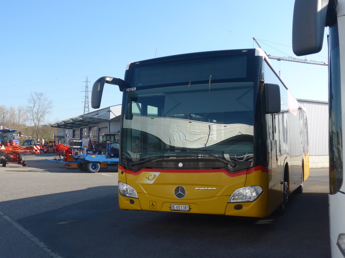 (215'845) - PostAuto Bern - BE 653'383 - Mercedes am 4. April 2020 in Kerzers, Interbus