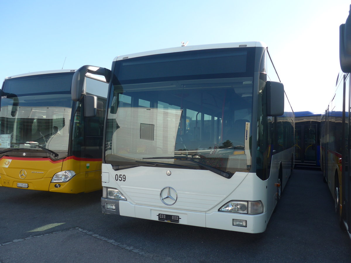 (215'858) - Interbus, Yverdon - Nr. 59 - Mercedes (ex CarPostal Ouest; ex PostAuto Bern; ex P 25'380) am 4. April 2020 in Kerzers, Interbus