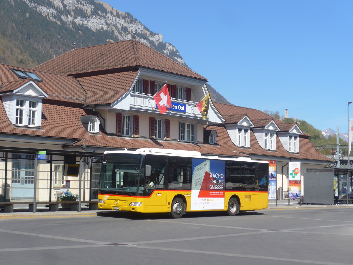 (216'062) - PostAuto Bern - BE 610'531 - Mercedes am 15. April 2020 beim Bahnhof Interlaken Ost