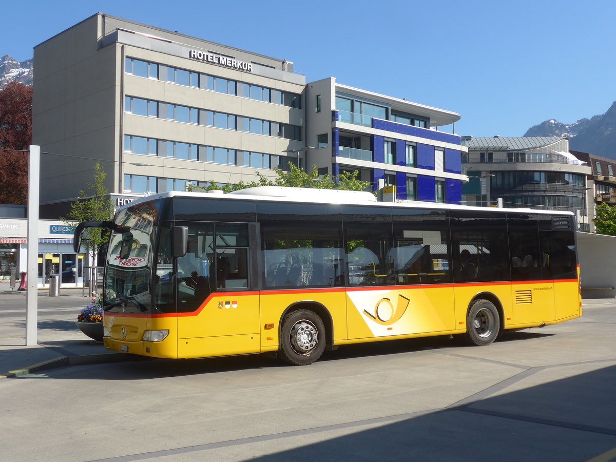 (216'096) - PostAuto Bern - BE 610'532 - Mercedes am 15. April 2020 beim Bahnhof Interlaken West