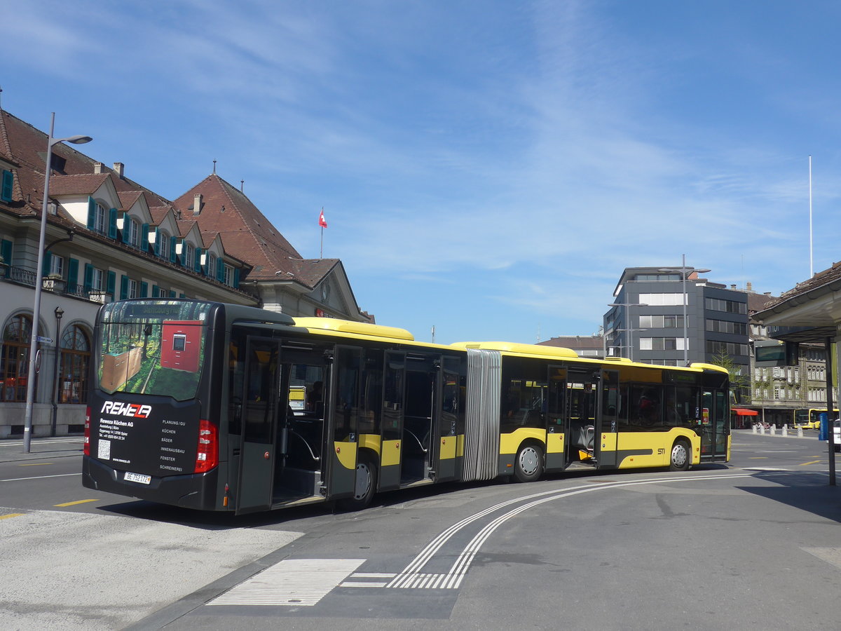 (216'105) - STI Thun - Nr. 172/BE 752'172 - Mercedes am 16. April 2020 beim Bahnhof Thun
