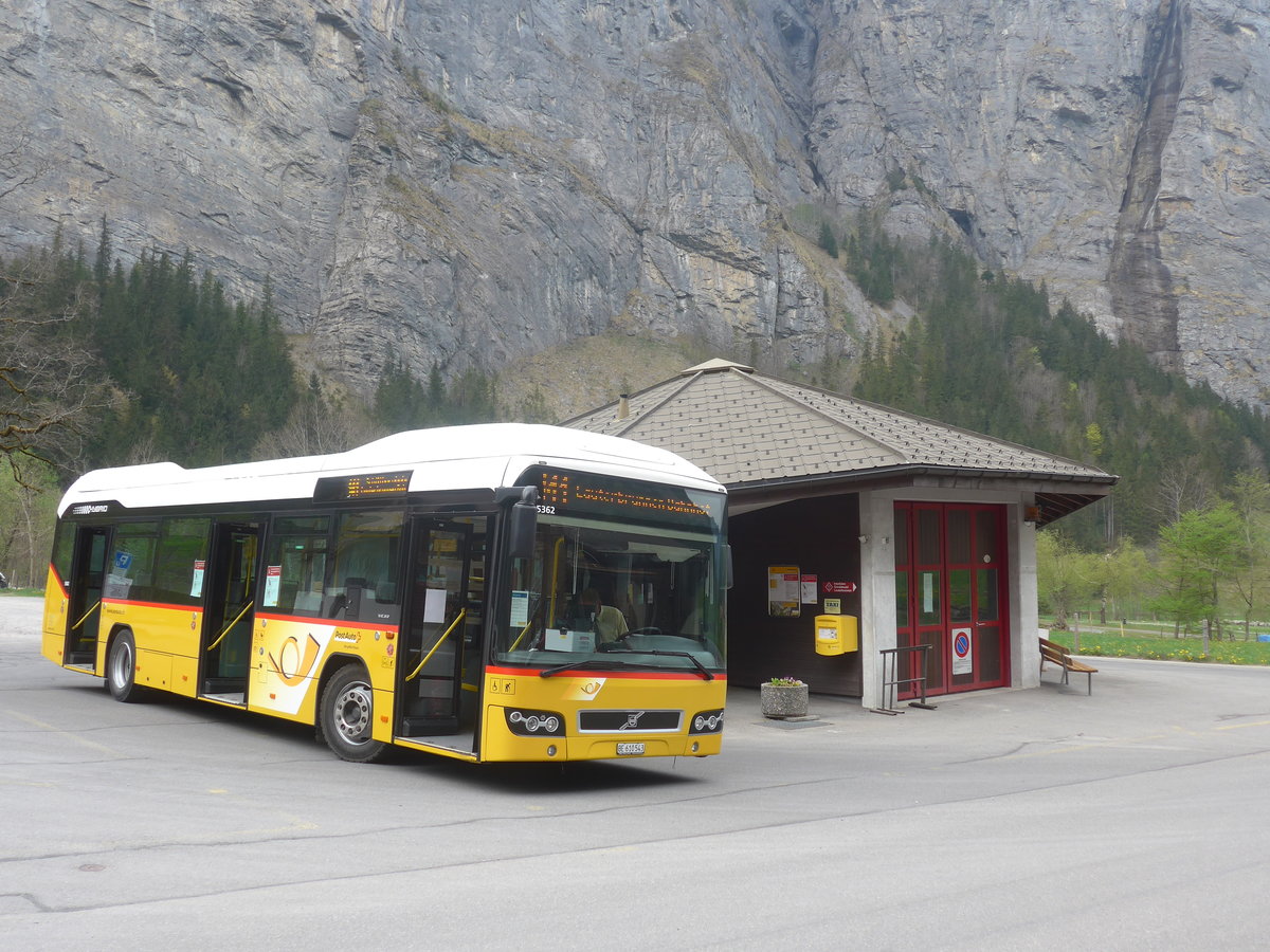 (216'324) - PostAuto Bern - BE 610'543 - Volvo am 21. April 2020 in Stechelberg, Hotel