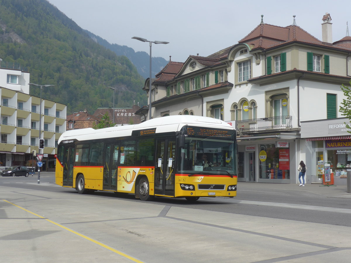 (216'336) - PostAuto Bern - BE 610'542 - Volvo am 21. April 2020 beim Bahnhof Interlaken West