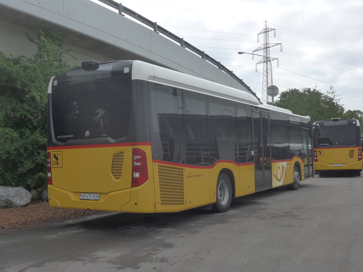 (216'721) - CarPostal Ouest - VD 475'383 - Mercedes (ex TPB, Sdeilles) am 3. Mai 2020 in Kerzers, Interbus