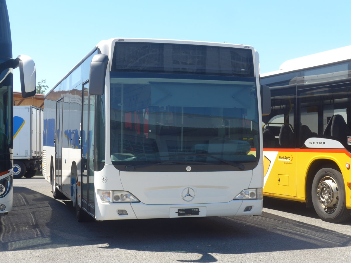 (217'120) - Interbus, Yverdon - Nr. 43 - Mercedes (ex Regionalverkehr Kurhessen, D-Kassel) am 21. Mai 2020 in Kerzers, Interbus