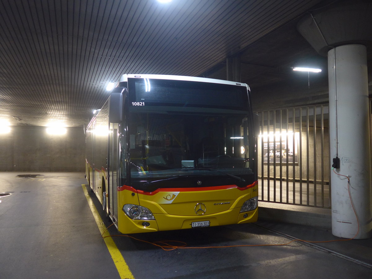 (217'287) - AutoPostale Ticino - Nr. 547/TI 316'303 - Mercedes am 24. Mai 2020 in Lugano, Postautostation