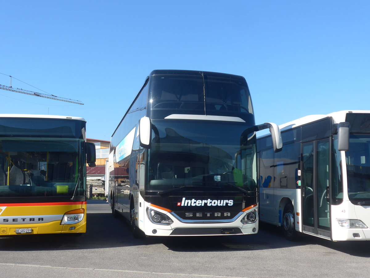 (217'493) - Intertours, Domdidier - Setra am 31. Mai 2020 in Kerzers, Interbus
