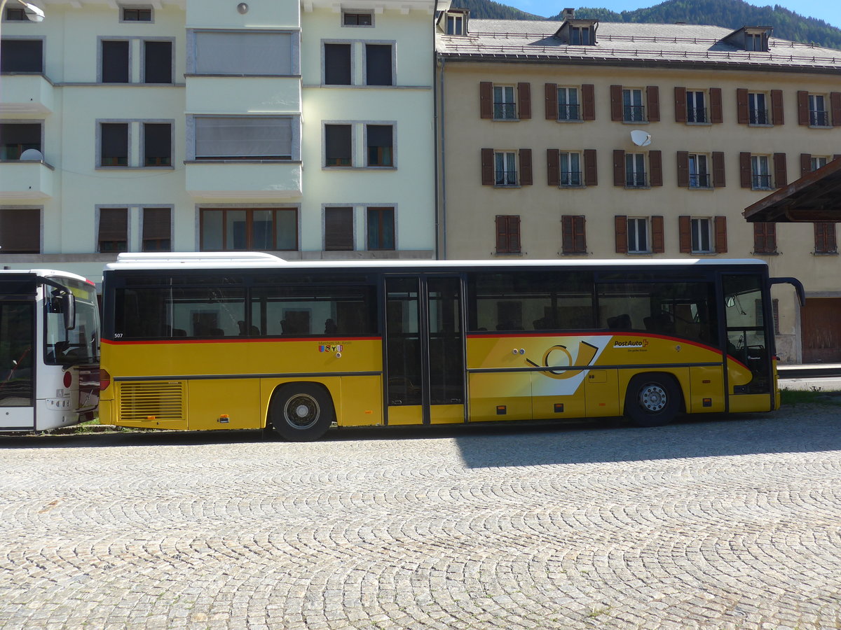(217'530) - Marchetti, Airolo - TI 239'834 - Mercedes (ex AVG Meiringen Nr. 70) am 1. Juni 2020 beim Bahnhof Airolo