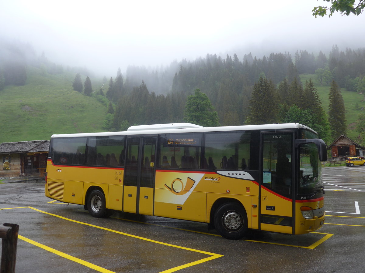 (217'638) - PostAuto Bern - BE 401'263 - Setra (ex AVG Meiringen Nr. 63) am 7. Juni 2020 auf der Schwarzwaldalp