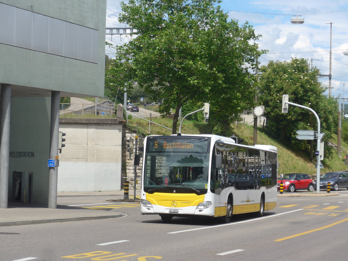 (217'753) - VBSH Schaffhausen - Nr. 4/SH 38'004 - Mercedes am 8. Juni 2020 beim Bahnhof Schaffhausen