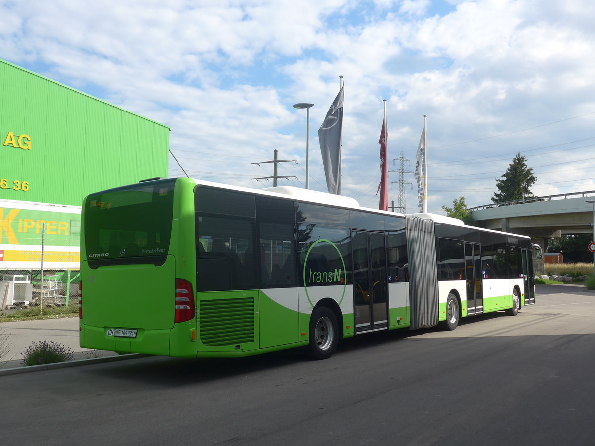 (217'804) - transN, La Chaux-de-Fonds - Nr. 321/NE 109'321 - Mercedes am 13. Juni 2020 in Kerzers, Interbus