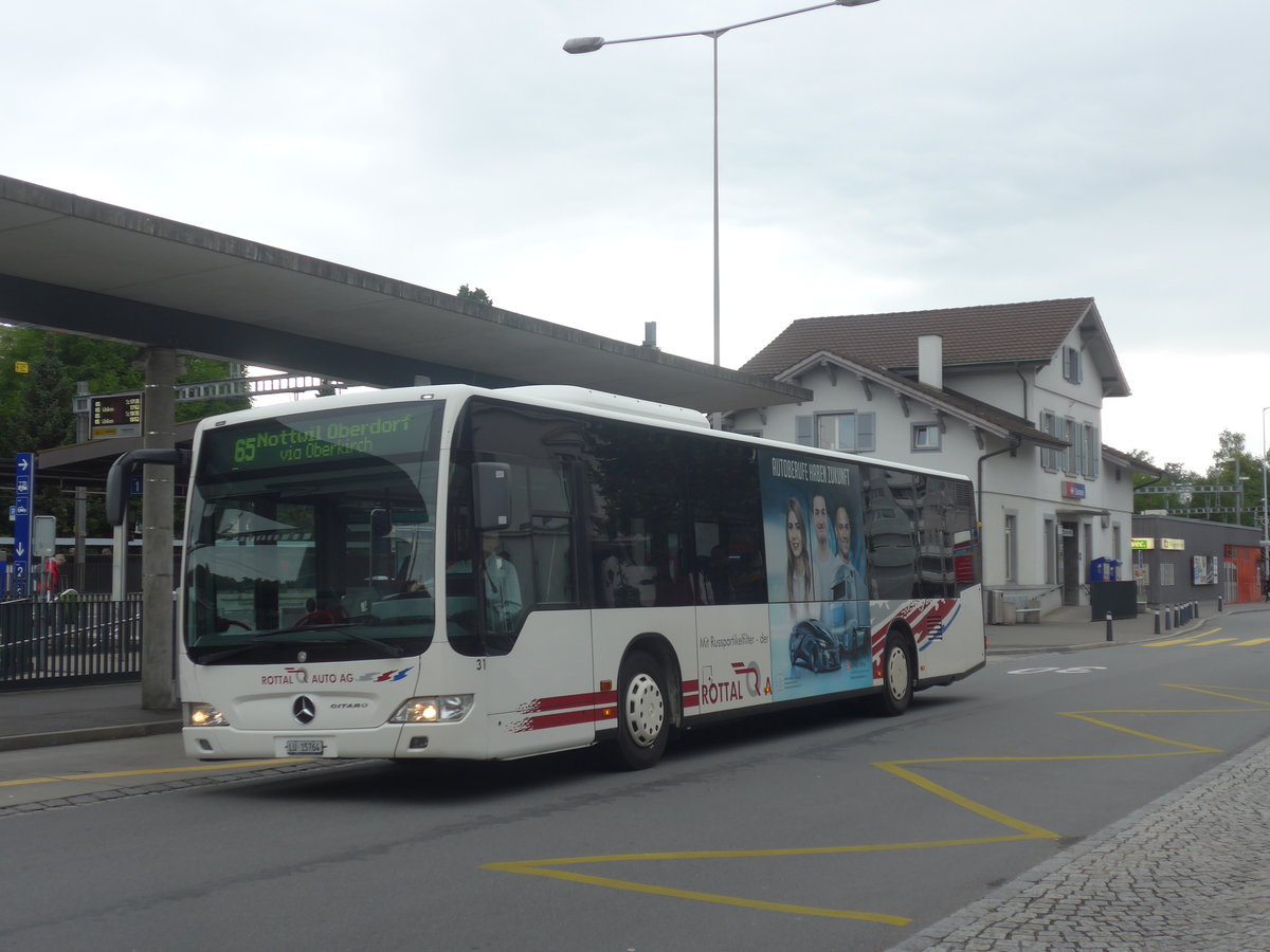 (218'025) - ARAG Ruswil - Nr. 31/LU 15'764 - Mercedes am 14. Juni 2020 beim Bahnhof Sursee