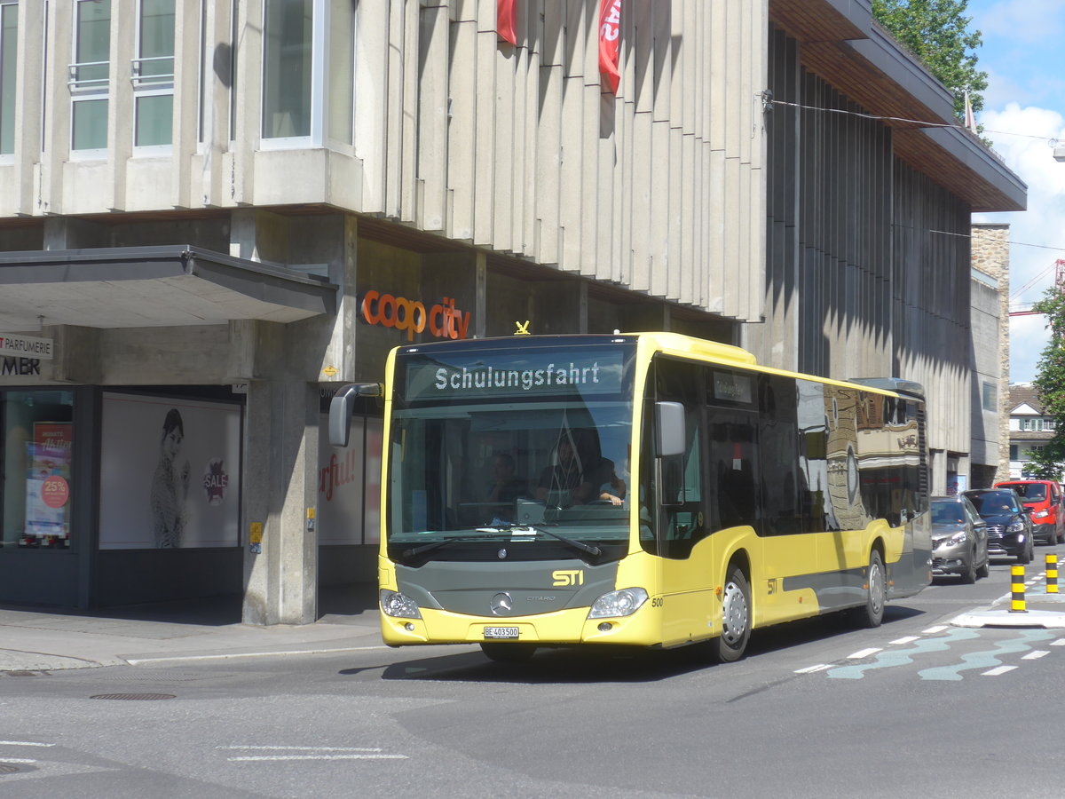 (218'146) - STI Thun - Nr. 500/BE 403'500 - Mercedes am 22. Juni 2020 in Thun, Sternenplatz