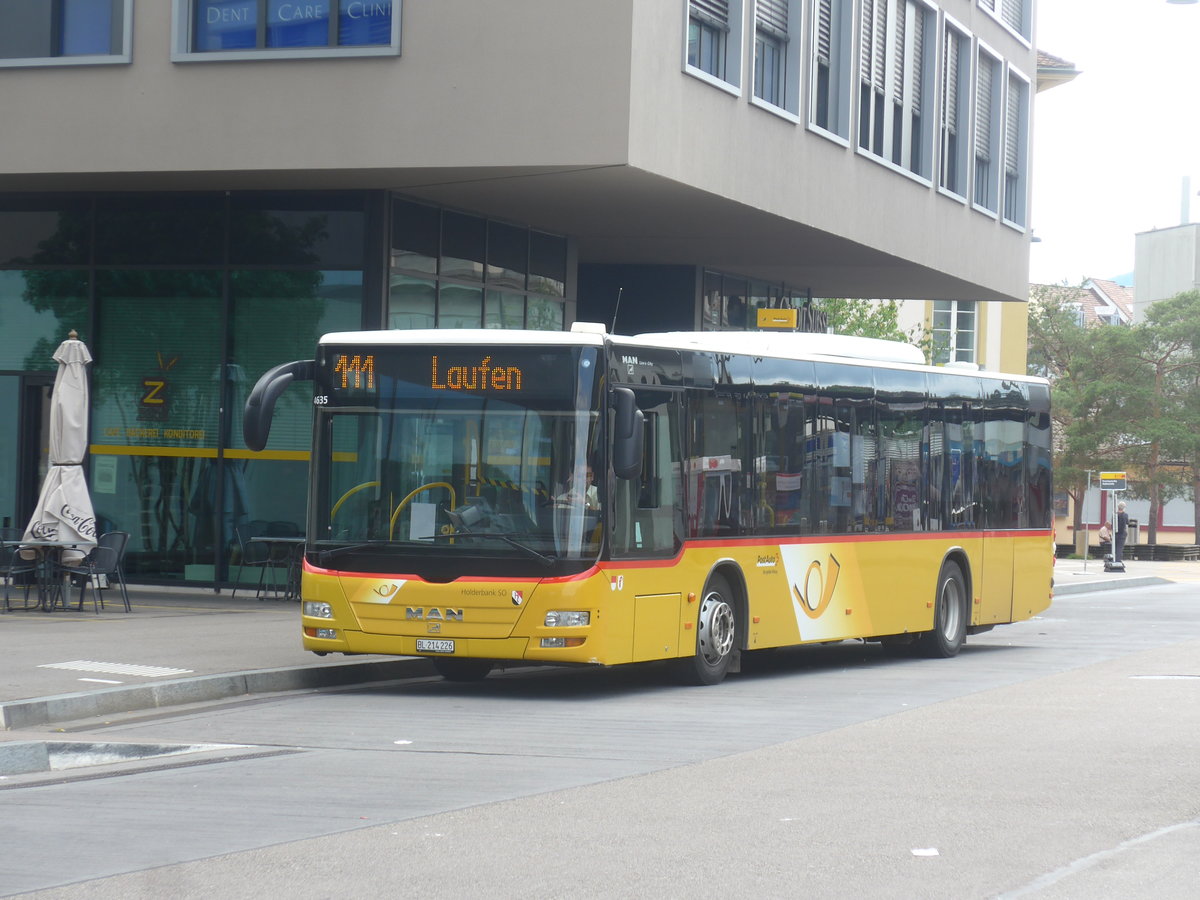 (218'209) - PostAuto Nordschweiz - BL 214'226 - MAN (ex SO 149'608) am 28. Juni 2020 beim Bahnhof Liestal