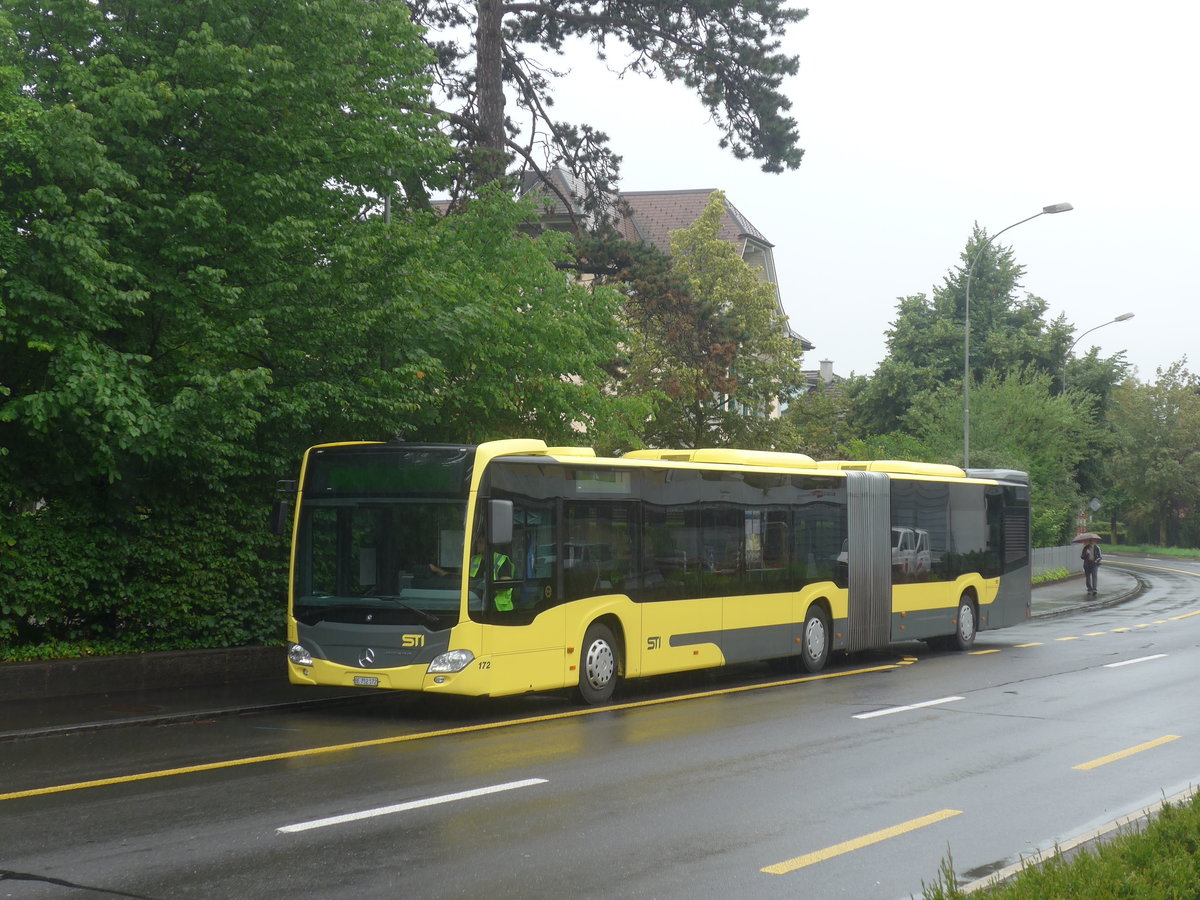 (218'284) - STI Thun - Nr. 172/BE 752'172 - Mercedes am 29. Juni 2020 in Thun, Frutigenstrasse