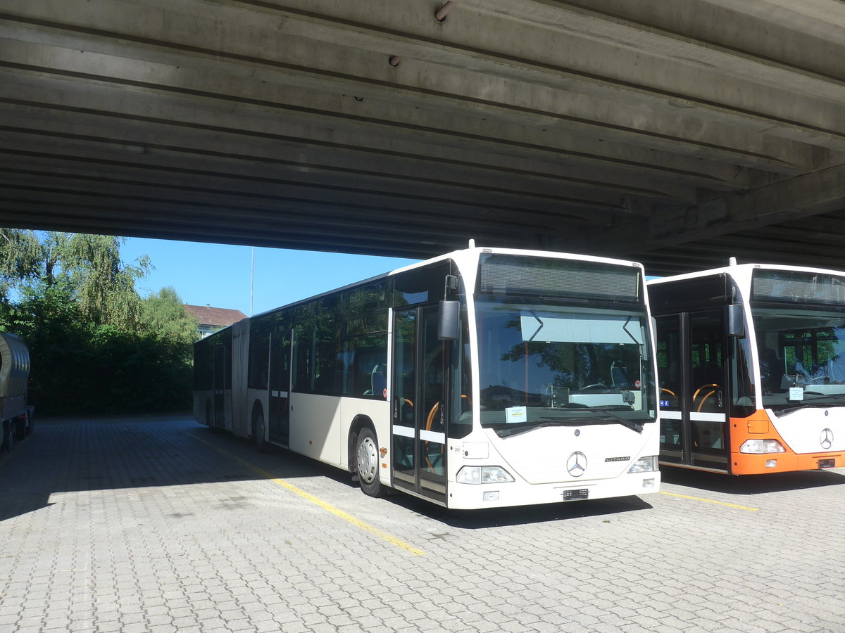 (218'395) - Interbus, Yverdon - Nr. 207 - Mercedes (ex BSU Solothurn Nr. 43) am 4. Juli 2020 in Kerzers, Murtenstrasse