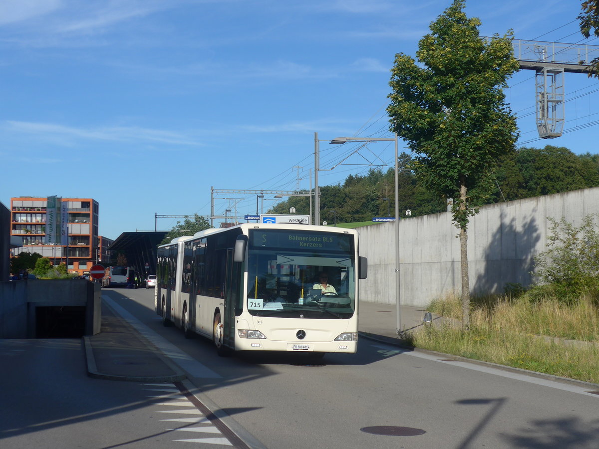 (218'437) - Intertours, Domdidier - Nr. 211/FR 300'481 - Mercedes (ex STI Thun Nr. 135) am 4. Juli 2020 beim Bahnhof Bern Brnnen Westside