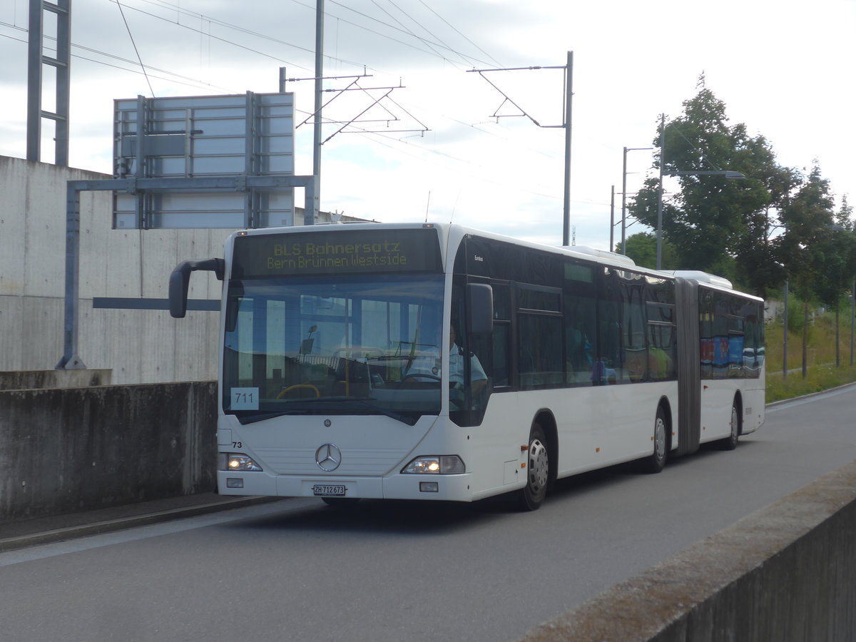 (218'590) - Welti-Furrer, Bassersdorf - Nr. 73/ZH 712'673 - Mercedes (ex Nr. 97) am 6. Juli 2020 beim Bahnhof Bern Brnnen Westside