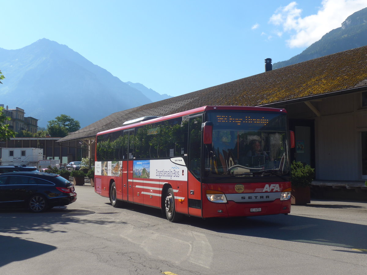 (218'626) - AFA Adelboden - Nr. 24/BE 26'701 - Setra am 12. Juli 2020 in Meiringen, Postautostation (Einsatz PostAuto fr Engstlenalp-Bus)