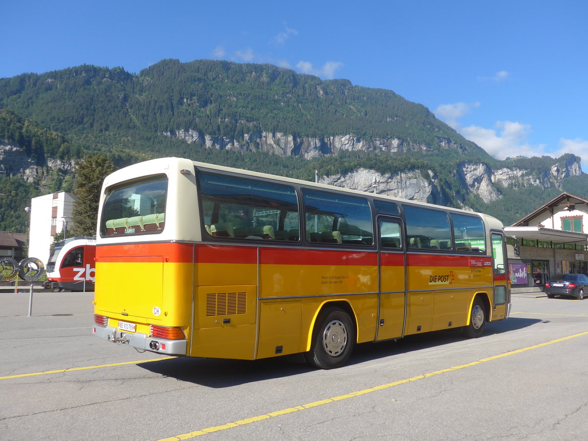(218'639) - Buzzi, Bern - BE 910'789 - Mercedes (ex Mattli, Wassen) am 12. Juli 2020 in Meiringen, Postautostation