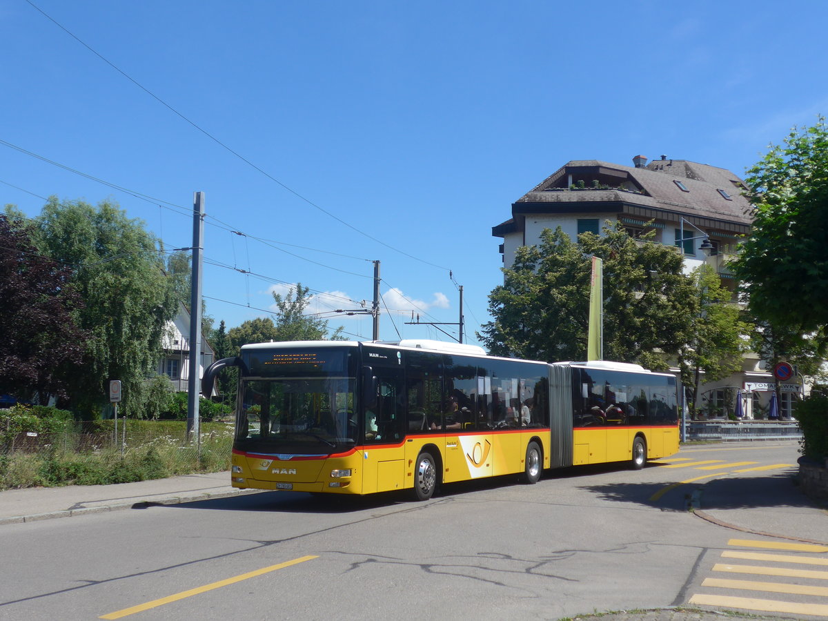 (218'746) - PostAuto Zrich - Nr. 314/ZH 780'683 - MAN am 18. Juli 2020 beim Bahnhof Blach