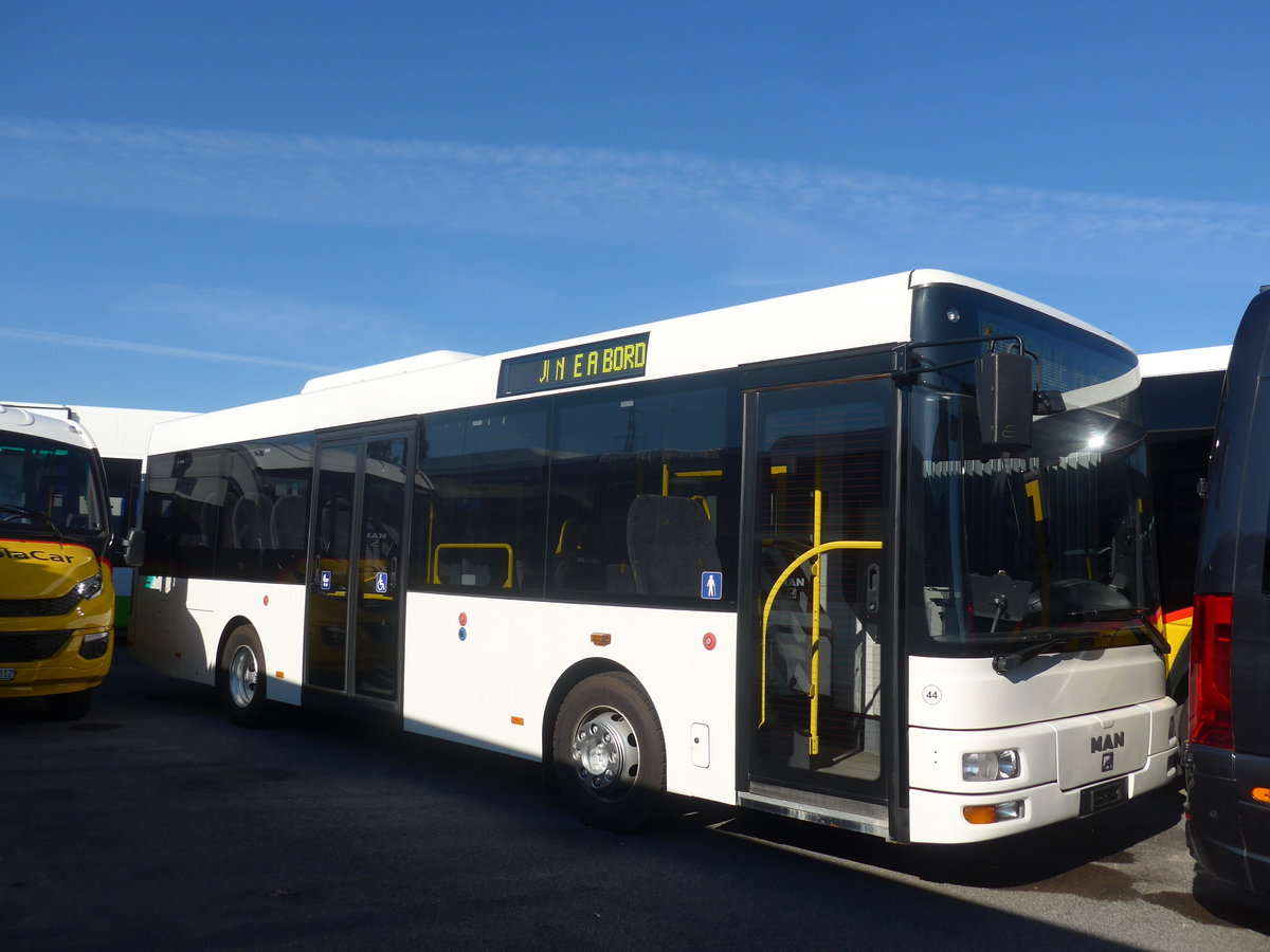 (218'797) - Interbus, Yverdon - Nr. 44 - MAN (ex ARCC Aubonne; ex Rossier, Lussy) am 19. Juli 2020 in Kerzers, Interbus