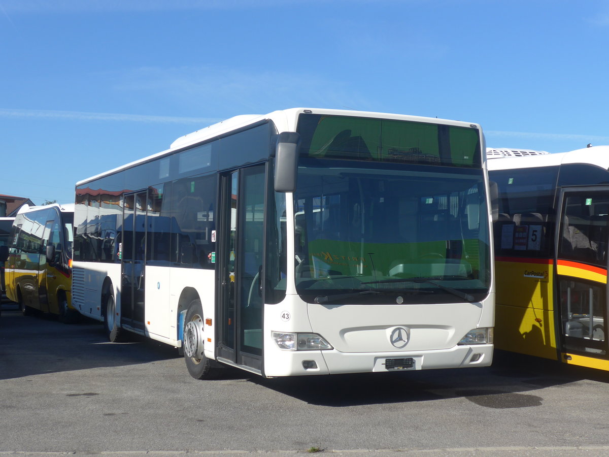 (218'801) - Interbus, Yverdon - Nr. 43 - Mercedes (ex Regionalverkehr Kurhessen, D-Kassel) am 19. Juli 2020 in Kerzers, Interbus